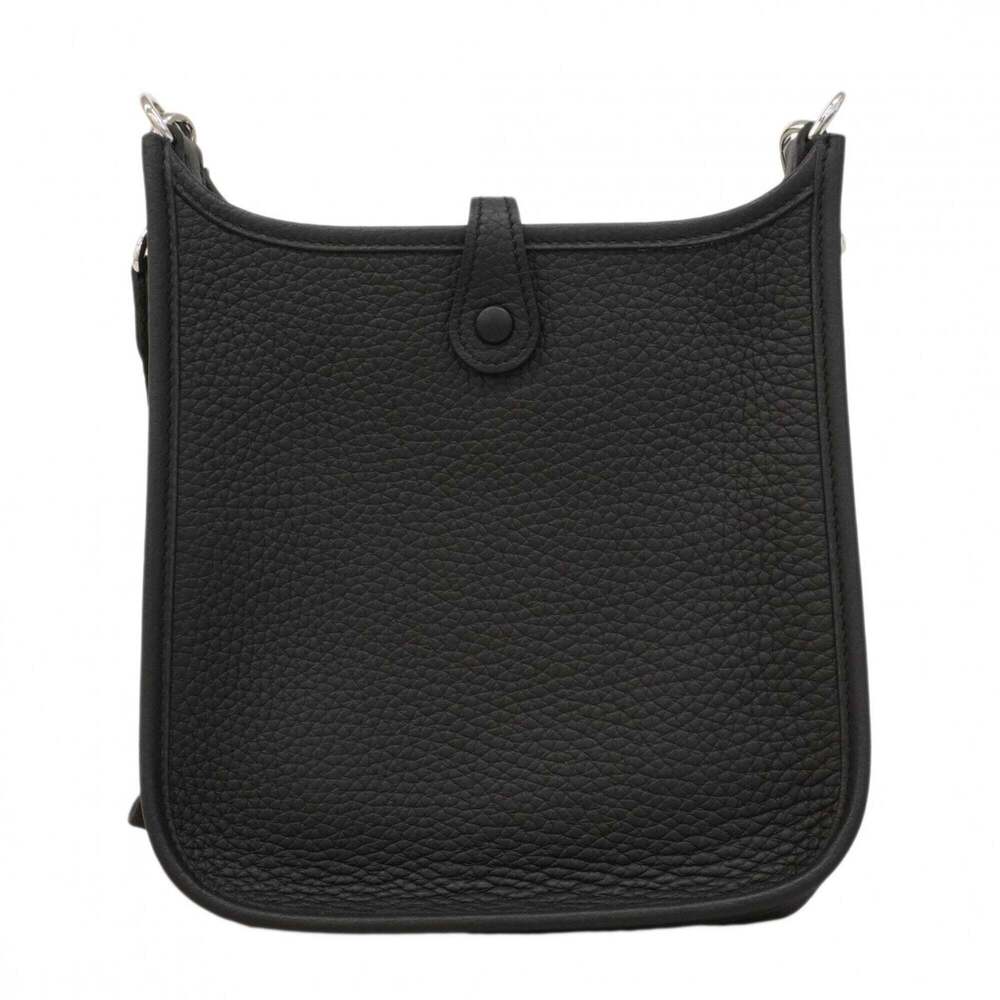 Hermes Evelyne TPM Shoulder Bag, Taurillon Clemence Leather, Black, K Stamp, ... - Picture 9 of 9